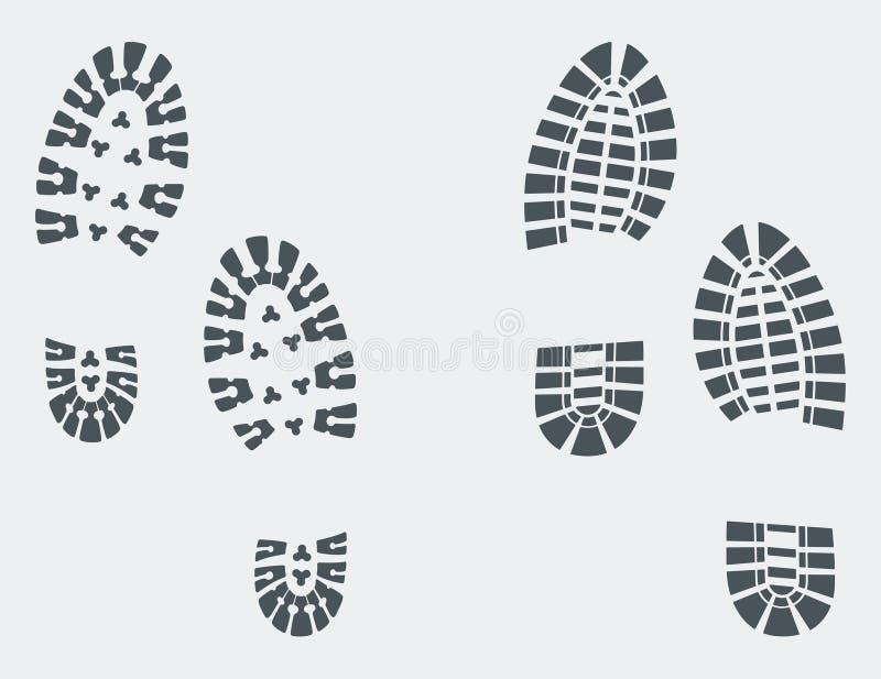 Shoe Prints Vector