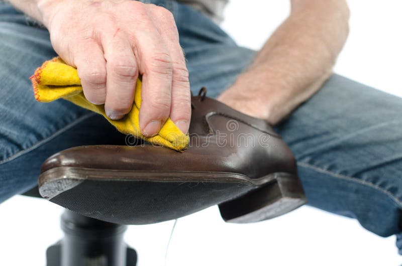 Shoe shining equipment stock photo. Image of shoeshine 58739190