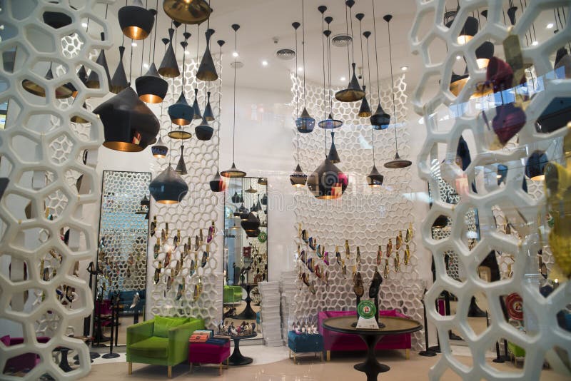 Dubai Mall stock image. Image of arab, springboard, grey 37056841