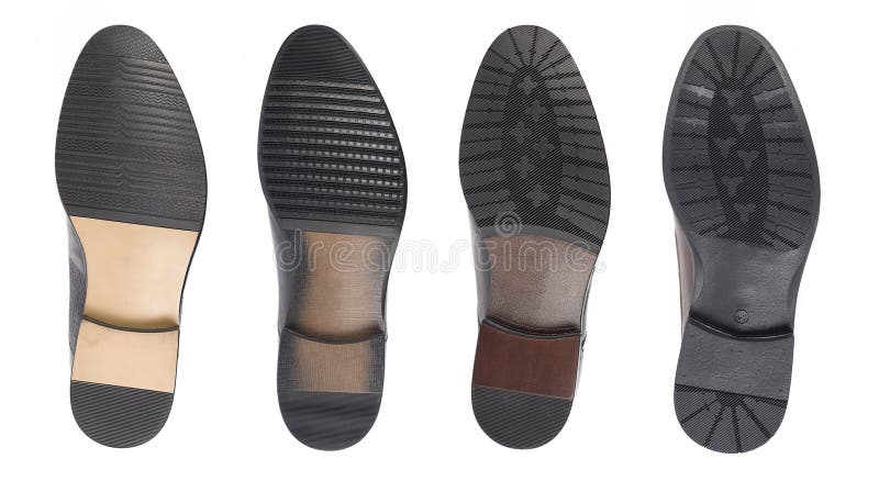 Shoe Sole Isolated On A White Background Stock Image - Image of left ...