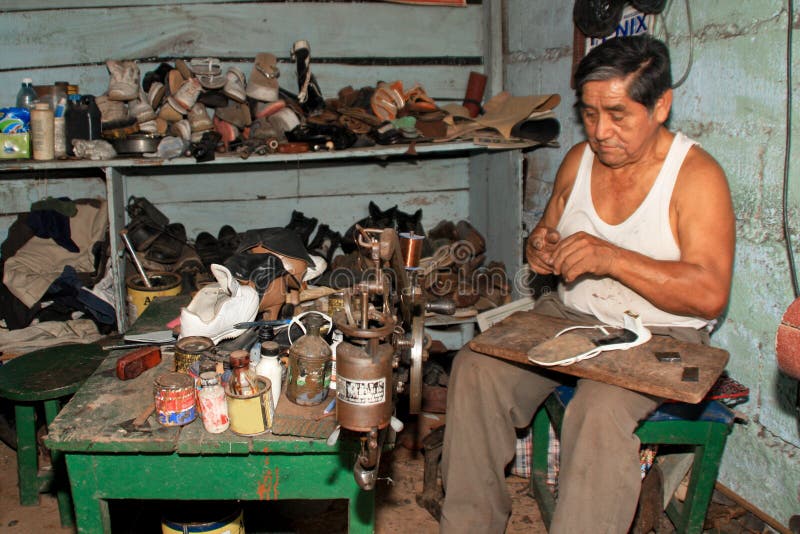 Shoemaker in South America