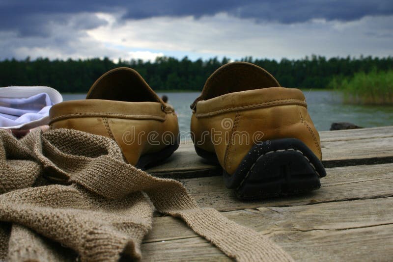 Shoes on the bridge