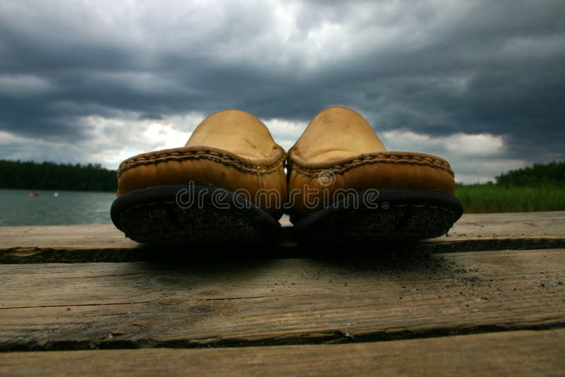 Shoes on the bridge