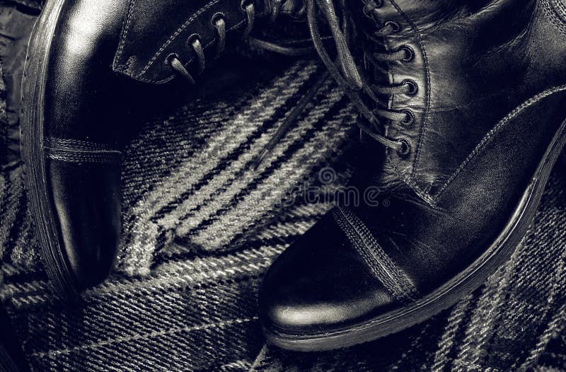 Shoes and clothes. stock image. Image of jacket, elegant 63226405