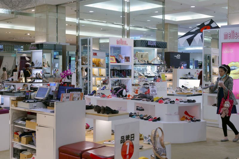 Shoes Counter Store in 101 Business District Editorial Image - Image of ...