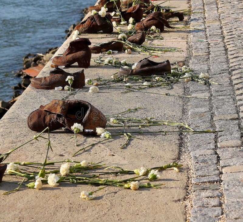 Shoes on the Danube Bank editorial image. Image of danube - 63523710