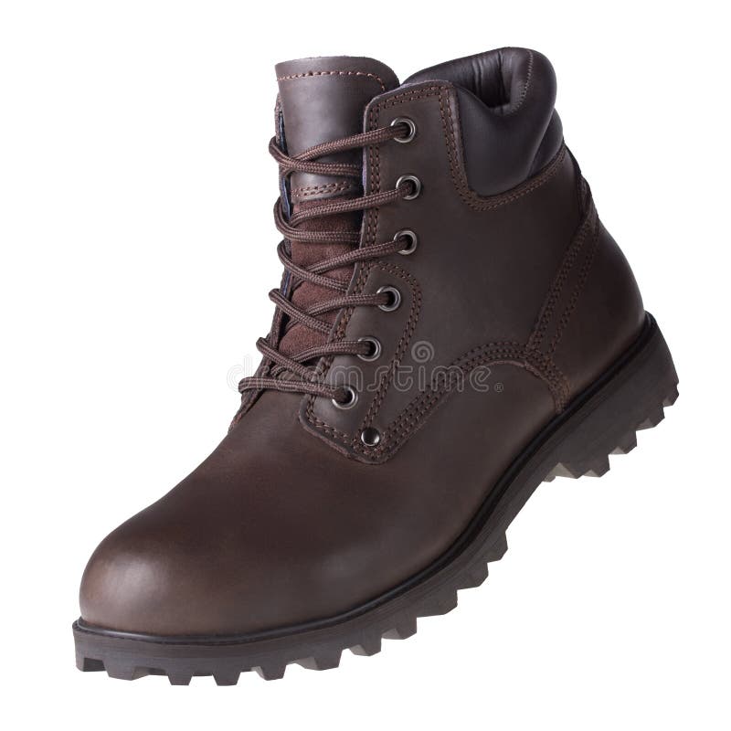 Shoes for Men. Brand New, with Laces. High Boots Stock Photo - Image of ...