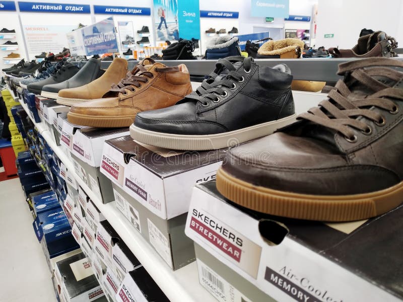 Footwear for Sports are Sold in Goods Stores Sportmaster Editorial Stock Photo - Image of fashion, sport: