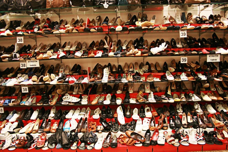 Ladies shoes boutique editorial stock image. Image of mall 28390064