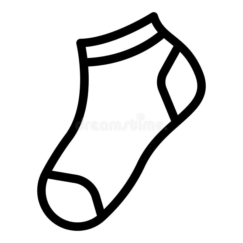 Shoes Socks Icon, Outline Style Stock Vector - Illustration of icon ...