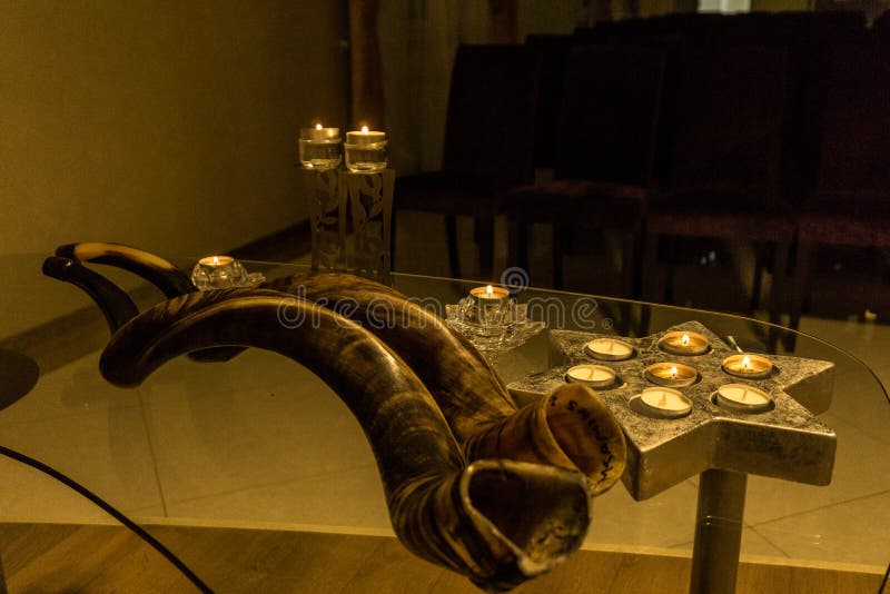 Shofar. holiday. synagogue. Judaism.