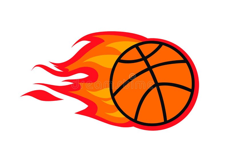 Shoot fire logo stock vector. Illustration of basket - 107054021