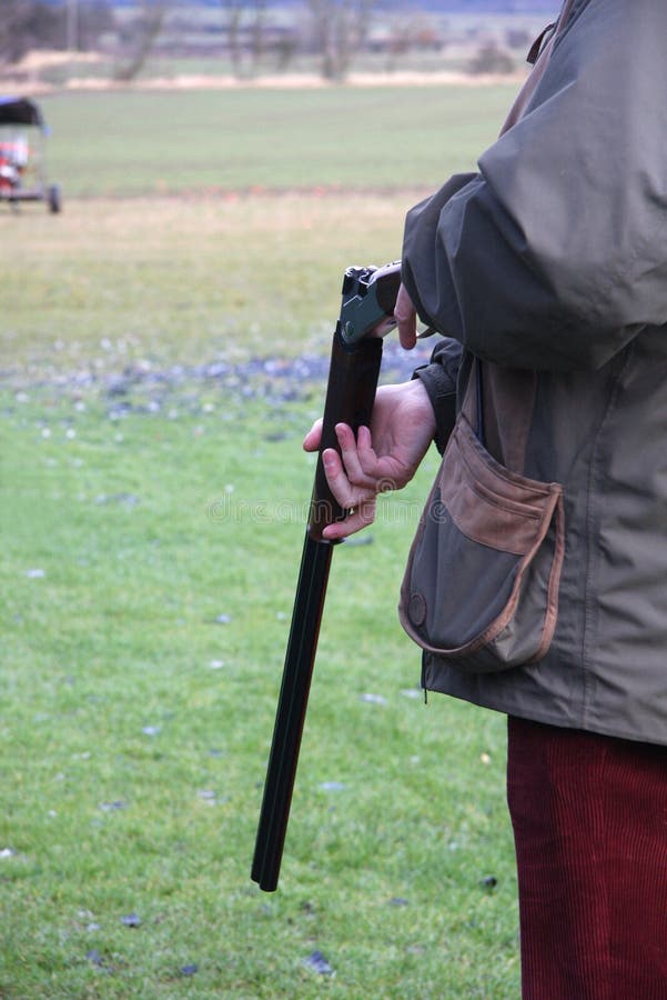 Shooting gun stock photo. Image of pigeon, hold, rural - 7764386