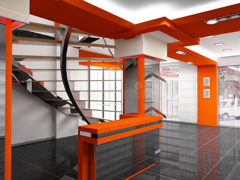 Shop interior stock image. Image of modern, shops, wall 1297539