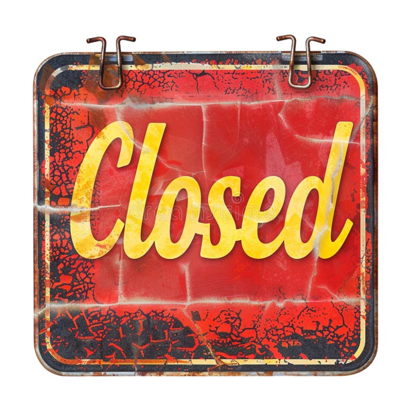 Shop Închis Board Sign pe fundal transparent Ai Generat vector illustration