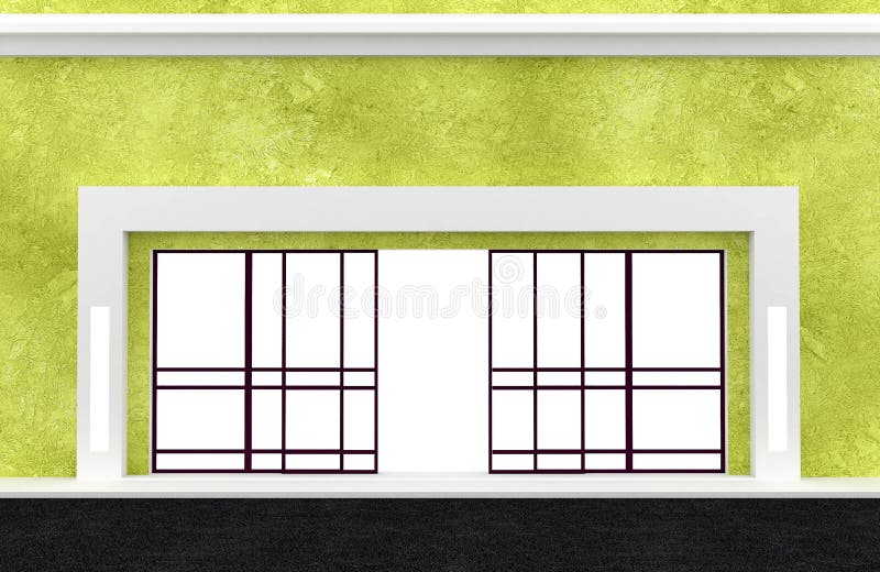 Shopfront. Series. Building exterior shopwindow with hanger awning and windows empty for your retail store product presentation. Shop front to paste your market, boutique, commercial and product. Thank you. Shopfront. Series. Building exterior shopwindow with hanger awning and windows empty for your retail store product presentation. Shop front to paste your market, boutique, commercial and product. Thank you.