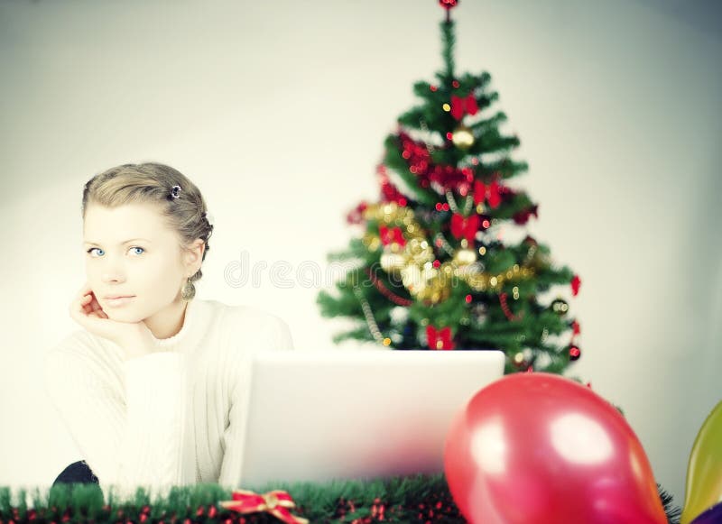 Shoping in linea fotografia stock libera da diritti