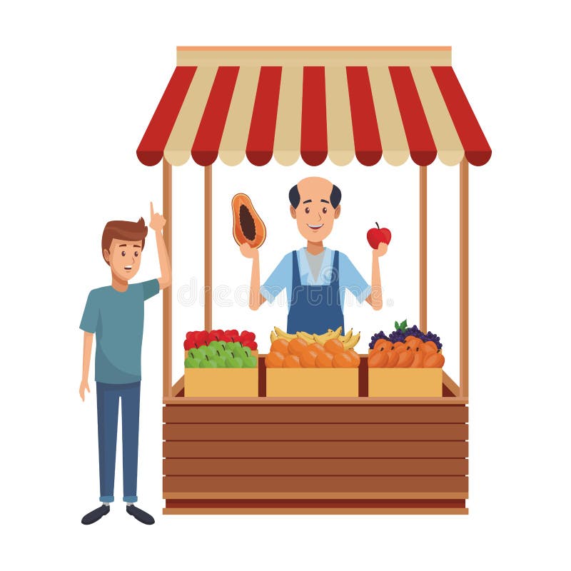 Grocery business cartoon stock vector. Illustration of beautiful - 133787210 Grocery business cartoon stock vector. Illustration of beautiful - 133787210