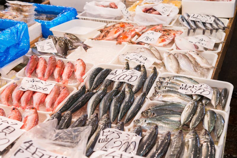 Fresh Golden Eye Snapper At Tsukiji Fish Market Stock Photo - Download  Image Now - iStock