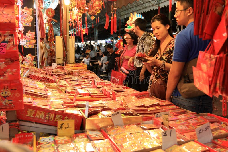 Shoppin lunar chino del Año Nuevo de Singapur Chinatown fotos de archivo libres de regalías Shoppin lunar chino del Año Nuevo de Singapur Chinatown fotos de archivo libres de regalías