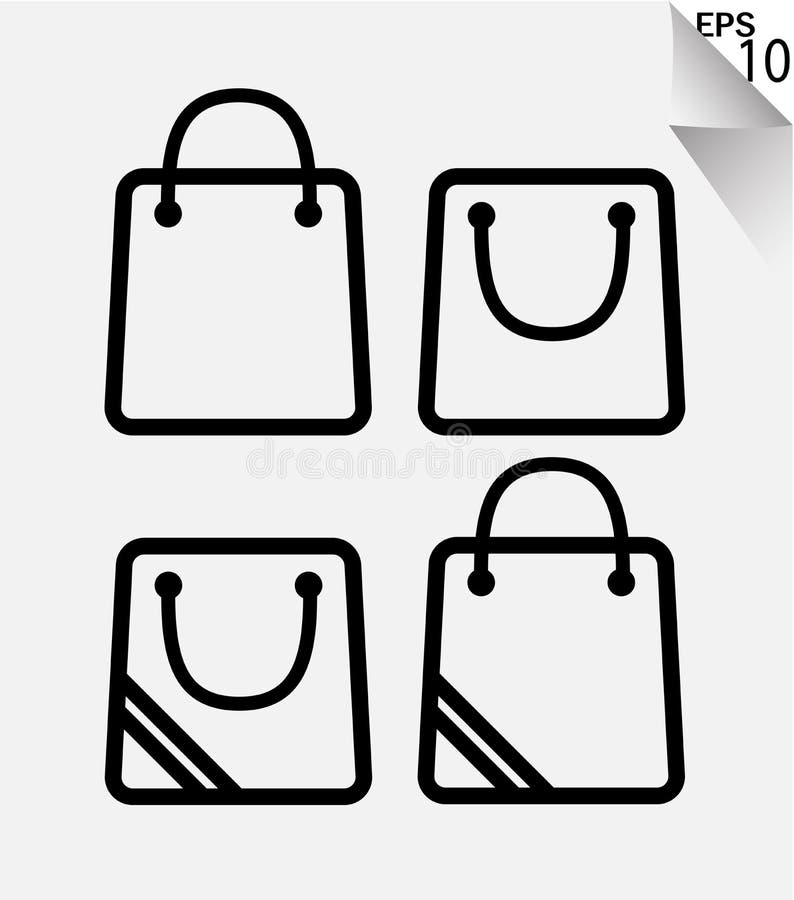 White shopping bag icon - Free white shopping bag icons