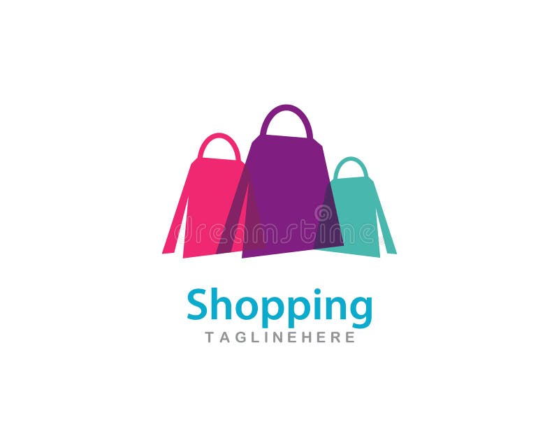 Shopping bag logo stock vector. Illustration of icon - 166430521