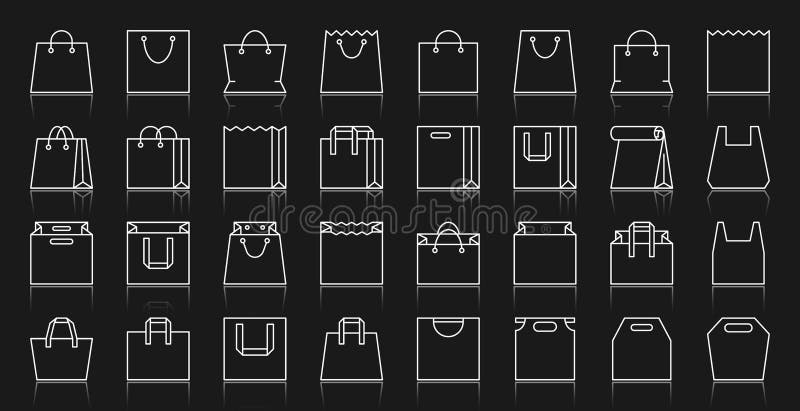 Gray shopping bag icon - Free gray shopping bag icons