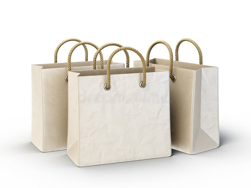 Blank gift bag template stock vector. Illustration of marketing - 48154672