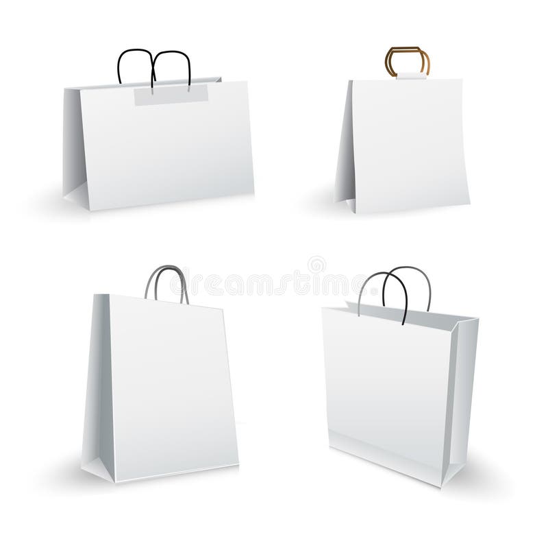 Shopping bags vector illustration