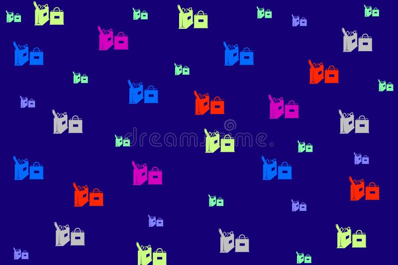 Shopping bags background