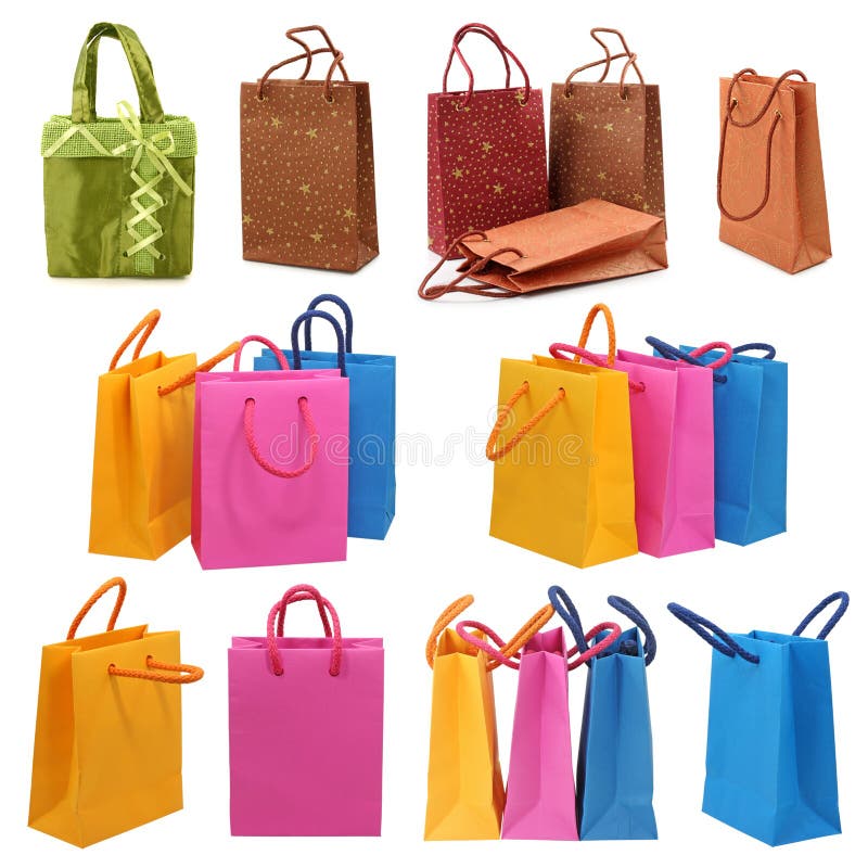 Many shopping bags stock photo. Image of pink, gift, shopping 22909048
