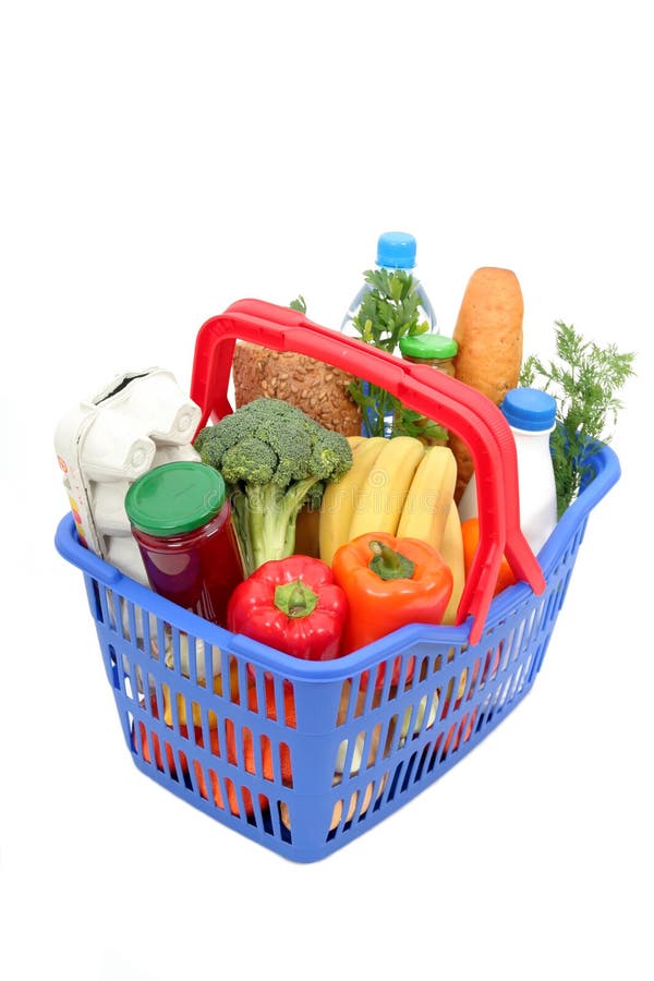 Shopping Basket stock photo. Image of basket, ingredients 659528