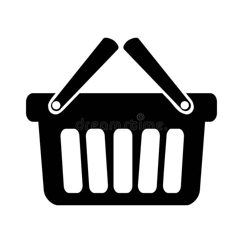 Shopping basket icon royalty free illustration Shopping basket icon royalty free illustration