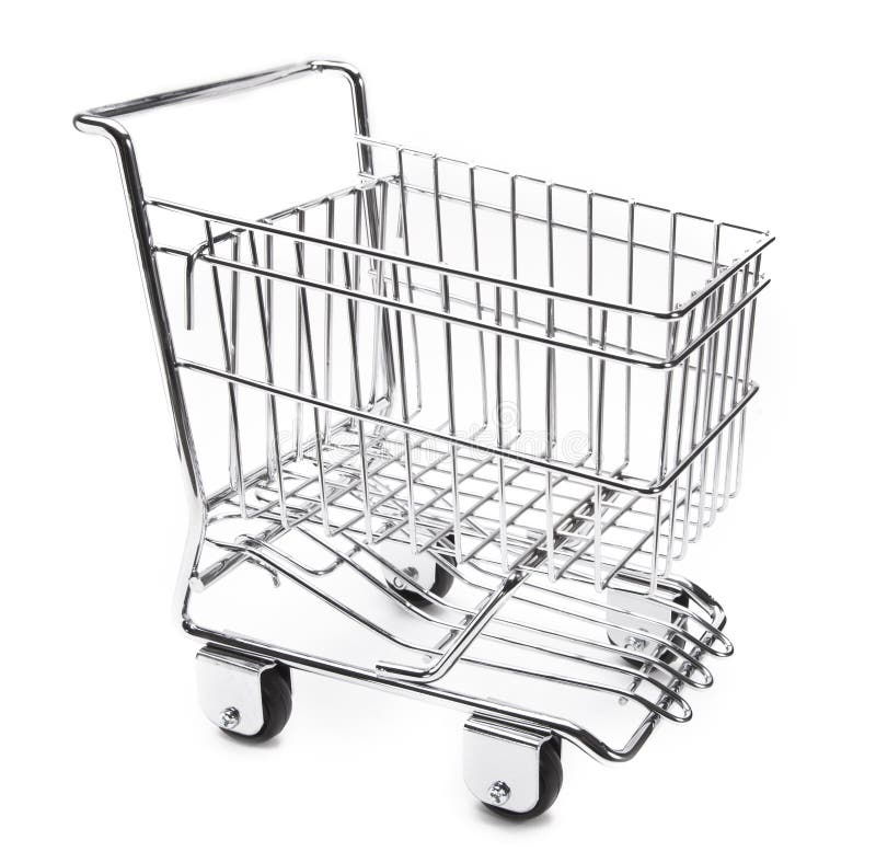 Shopping cart royalty free stock photography Shopping cart royalty free stock photography