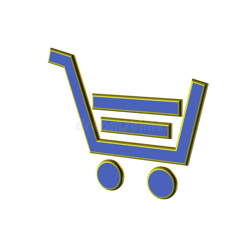 Shopping cart royalty free stock image