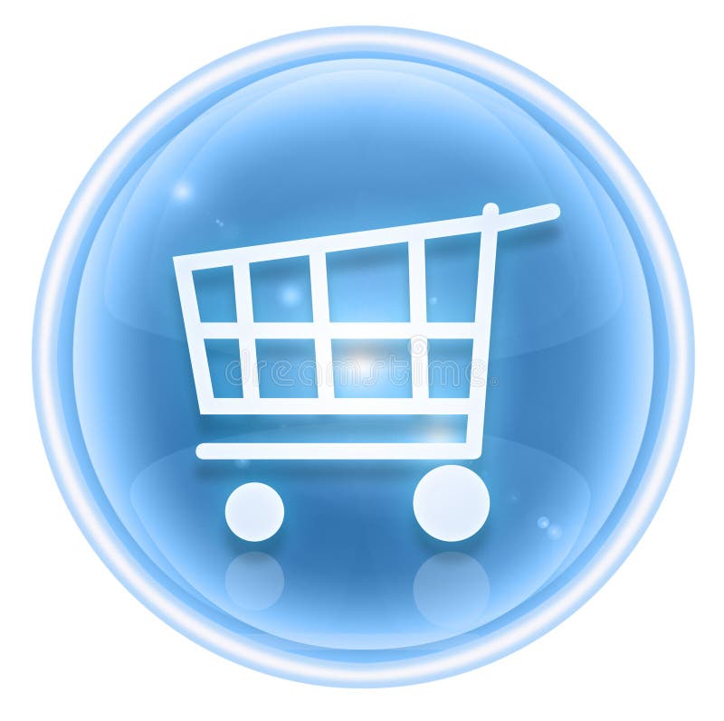 Shopping cart icon ice vector illustration
