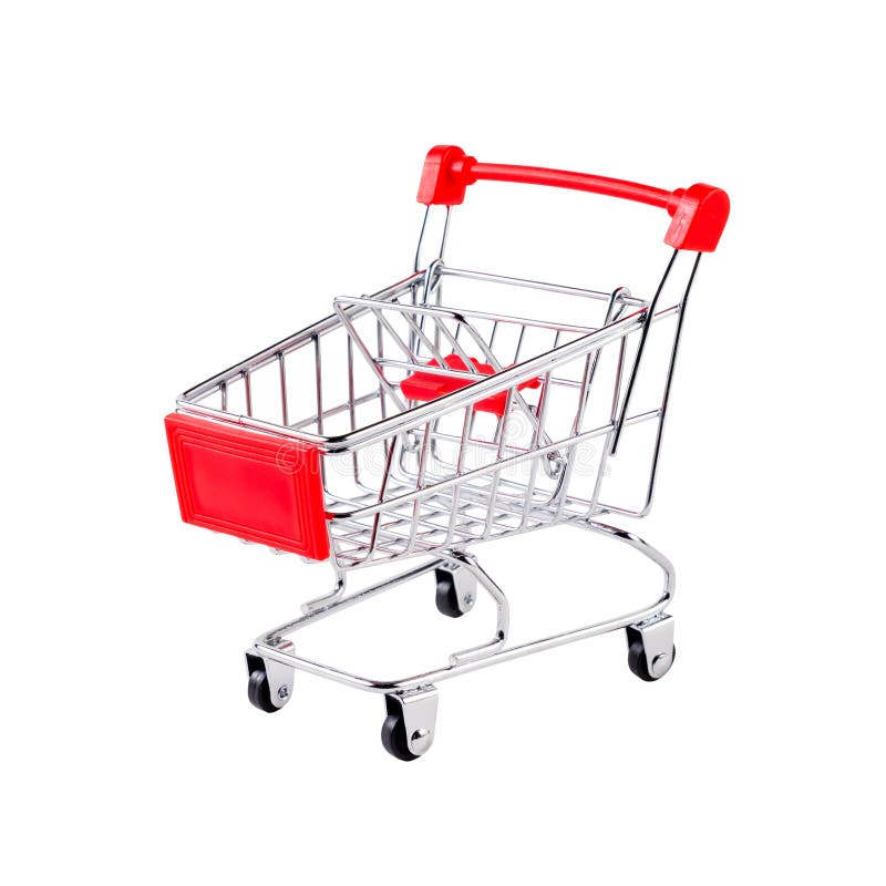 Red Shopping Cart stock image. Image of sell, purchase 173158101