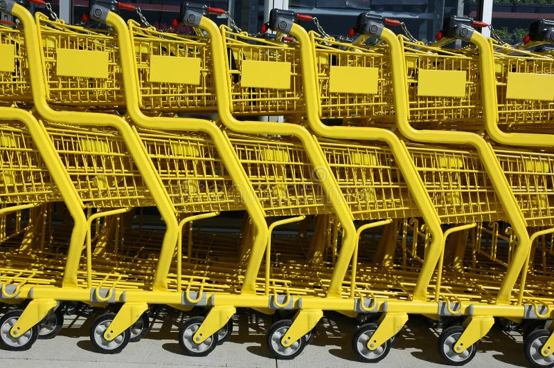 Shopping Carts stock image. Image of pattern, hyperstore 155567