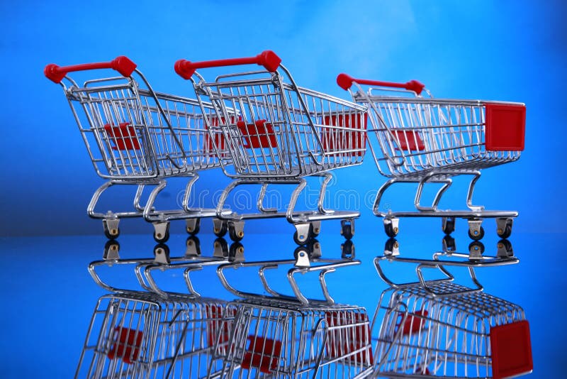 Shopping Carts Picture. Image 9291928