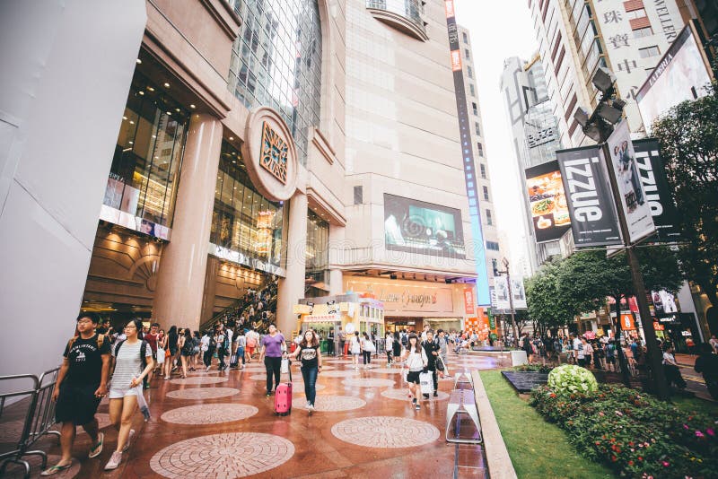 Shopping On Causeway Bay In Hong Kong China Editorial Image Image Of