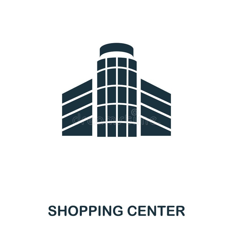 Shopping Center Icon. Line Style Icon Design. UI. Illustration of ...