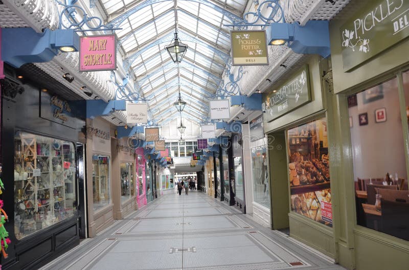 Different stores in shopping centre. Different stores in shopping centre