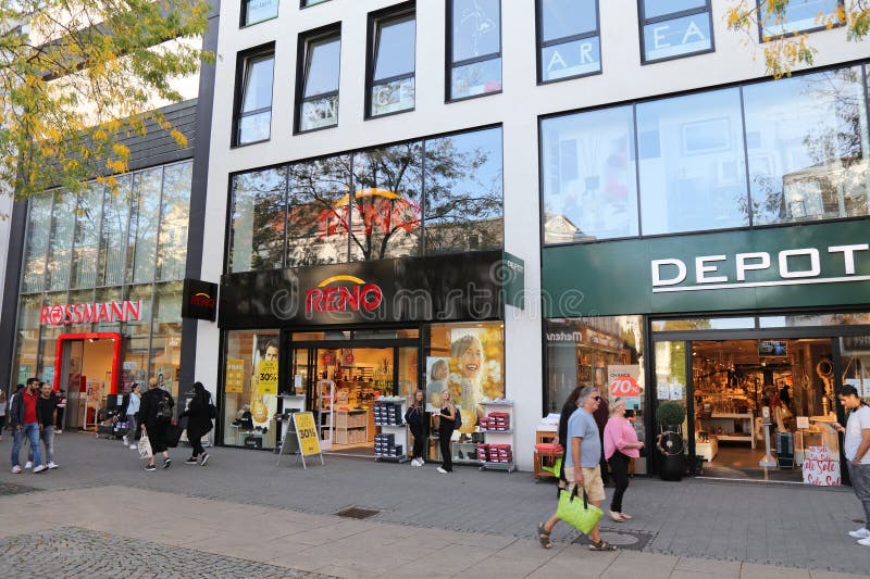 Entrance of a Rossmann Store. The Rossmann GmbH commonly known as Rossmann  Drogeria Parfumeria Cosmetic Shop is the second largest drugstore chain bas  Stock Photo - Alamy