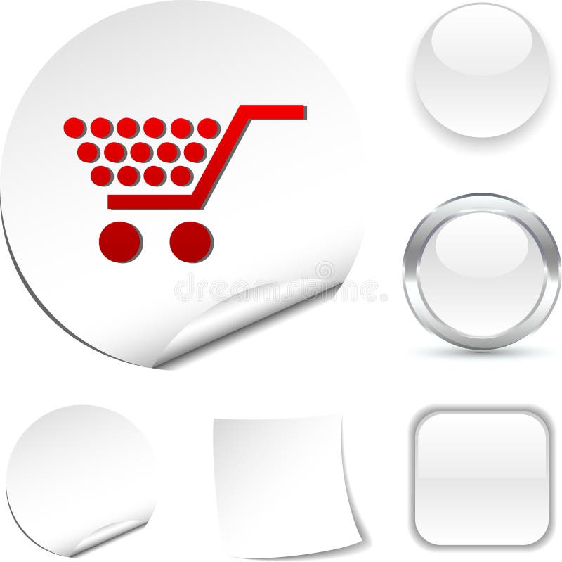 Shopping icon. royalty free illustration