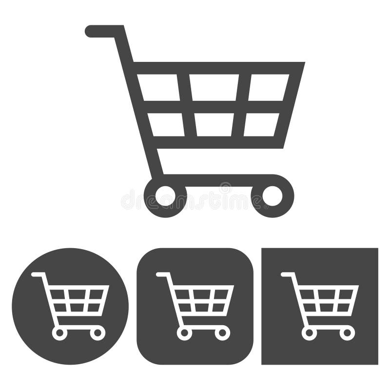 Shopping Icon - icons set vector illustration