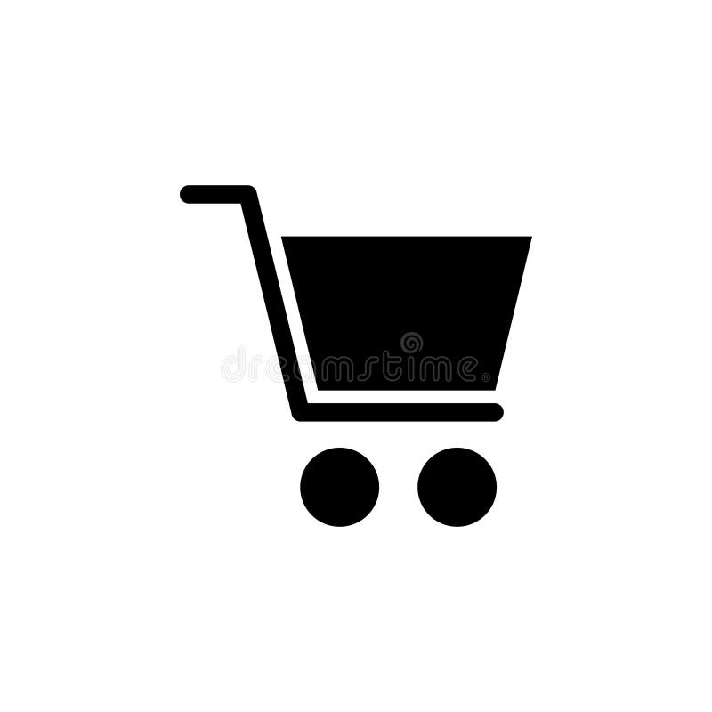 Shopping Icon . Shopping Cart Icon. Trolley Icon Vector Stock Vector