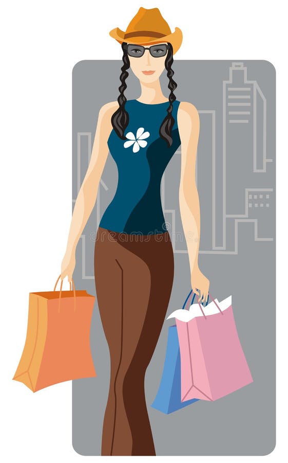 Shopping illustration series vector illustration Shopping illustration series vector illustration