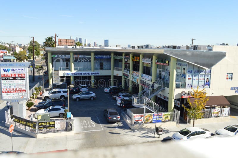 Shopping Koreatown Los Angeles 2015 Fotografia Editorial Imagem de