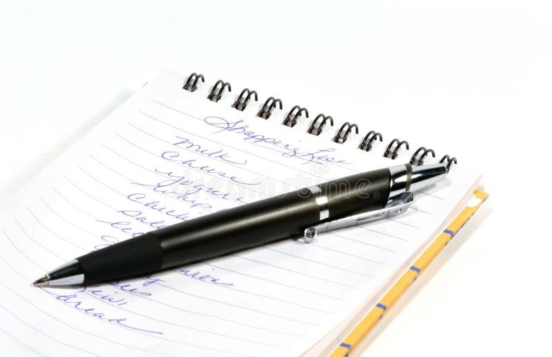 Shopping List royalty free stock photo Shopping List royalty free stock photo