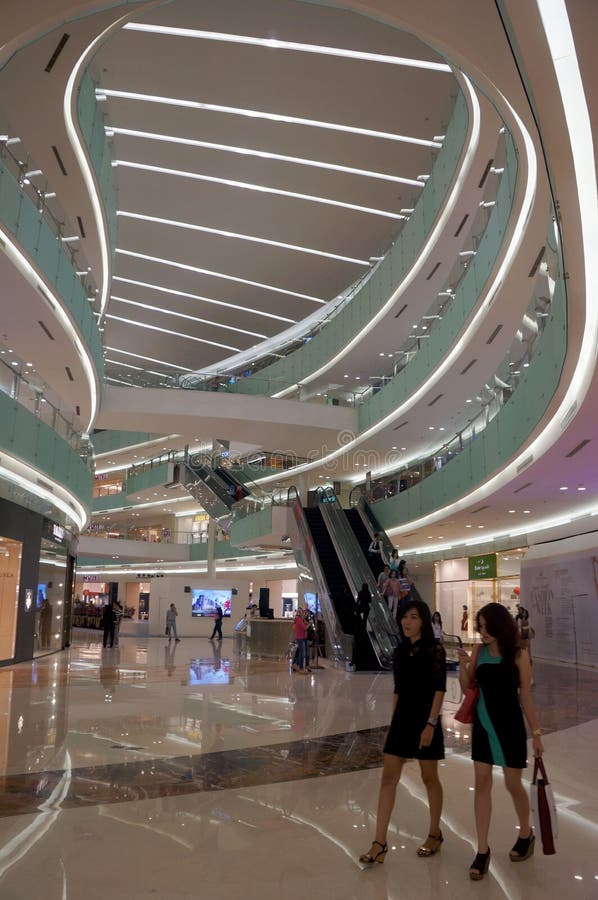 Shopping mall royalty free stock photos